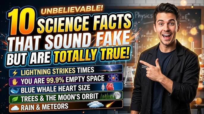 10 Scientific Facts That Sound Fake But Are 100% True (2026)